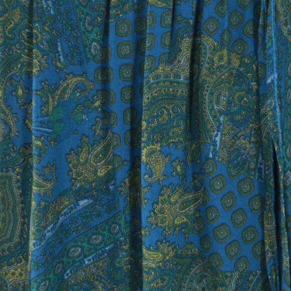 Eve Adams Midi Skirt Womens L Blue Mermaidcore Vintage Sirencore Boho Gypsy 90's - Picture 7 of 8